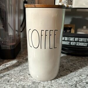 Rae Dunn coffee canister